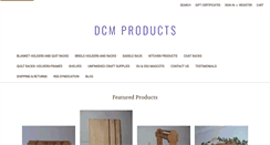 Desktop Screenshot of dcmproducts.com