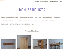 Tablet Screenshot of dcmproducts.com